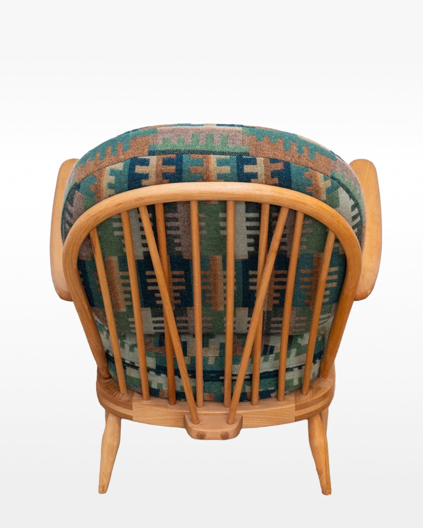 Melin Tregwynt 'Forest' Welsh Tapestry - Ercol Windsor 203 Armchair