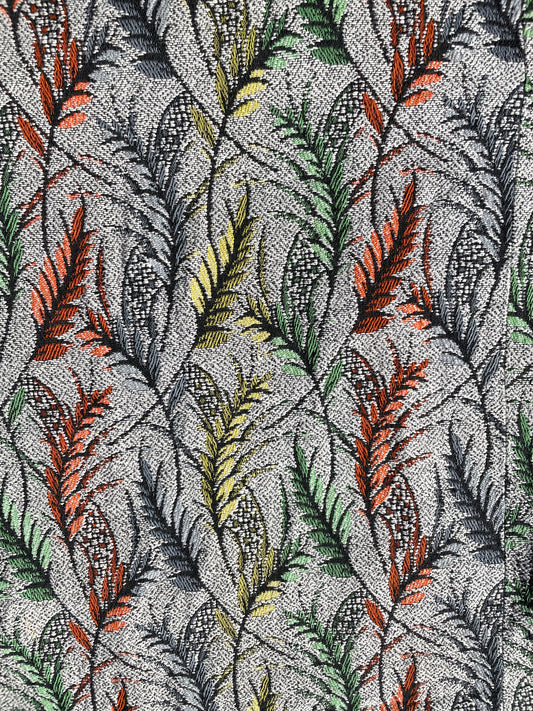 Deckchair - 1950's Feathers - Grey/Yellow/Green/Orange