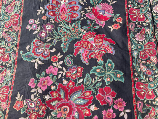 Deckchair - Paisley - Red & Black