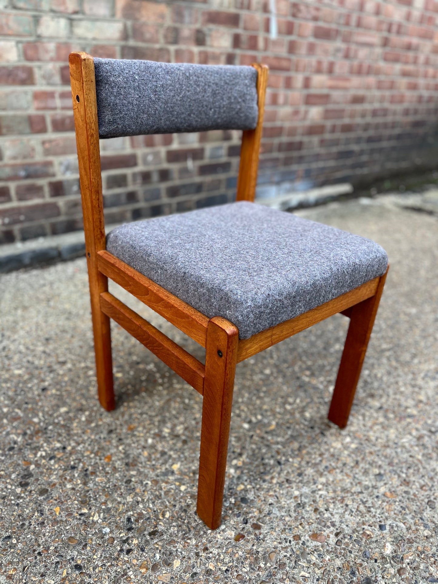 Gangso Møbler A/S Danish Dining Chairs - set of six - Grey
