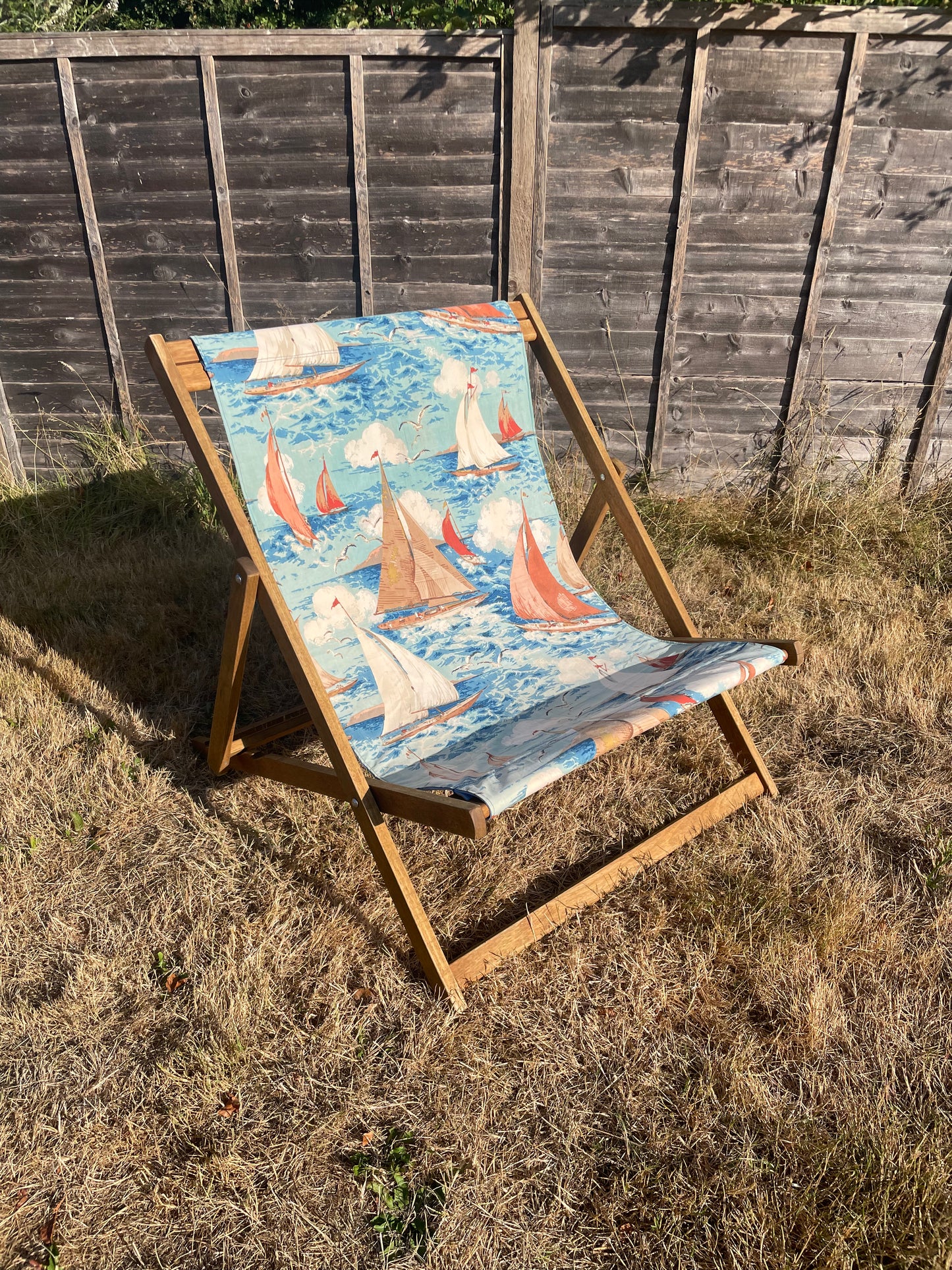 Double Deckchair - Sanderson 1950s Boat pattern