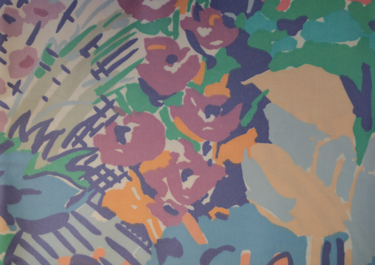 Oil Cloth Tablecloth - Pastel Flowers