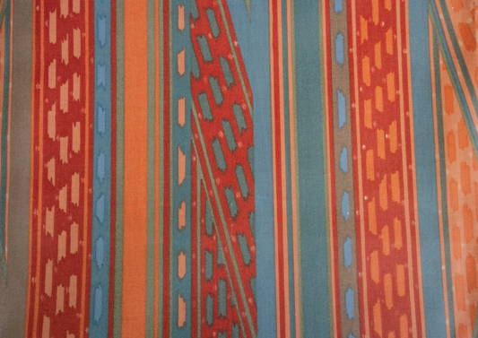 Oil Cloth Tablecloth - Ribbons