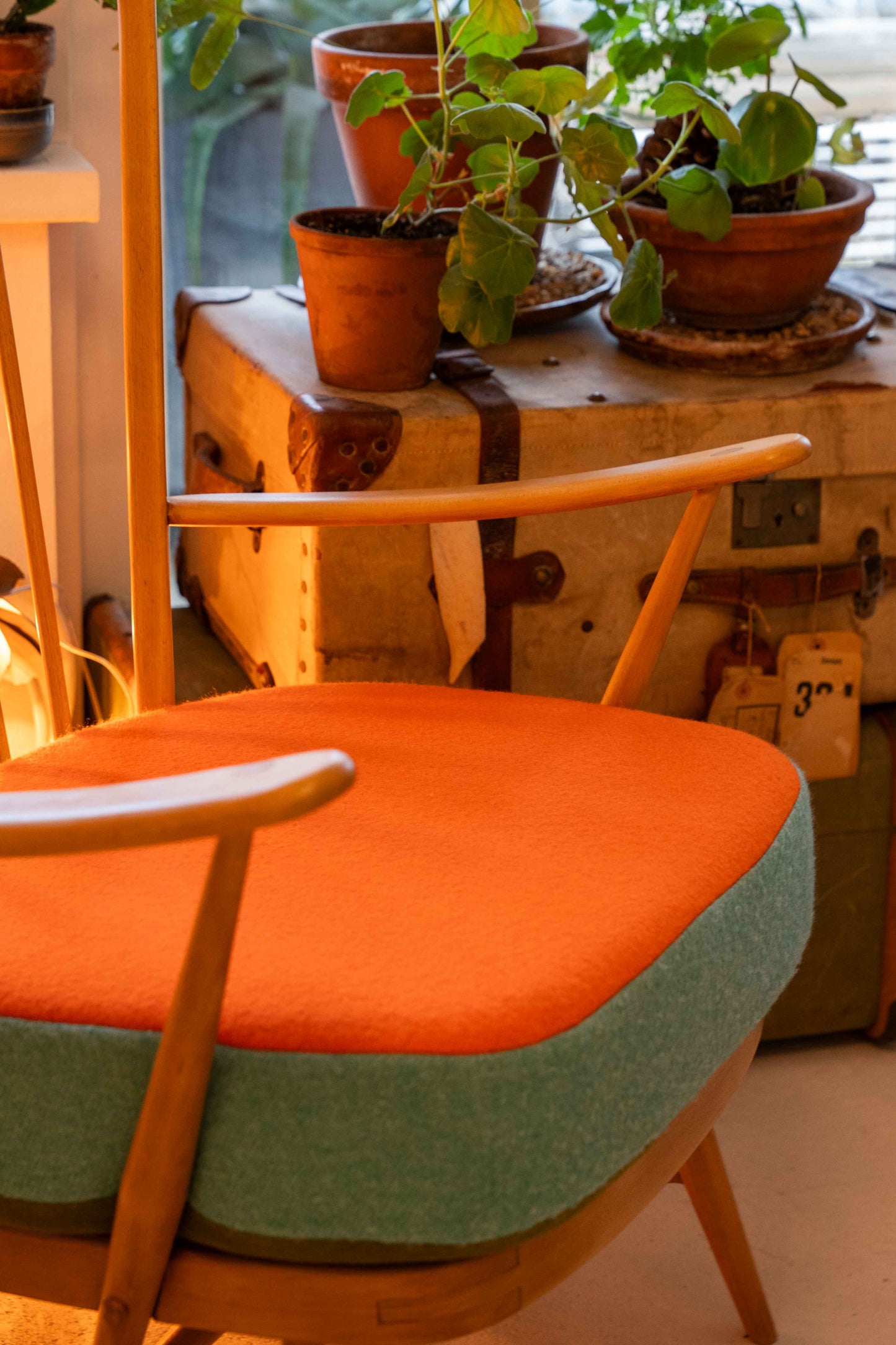 Trio Colour Block - Choice of Colours - Ercol Evergreen 478 High Back Armchair