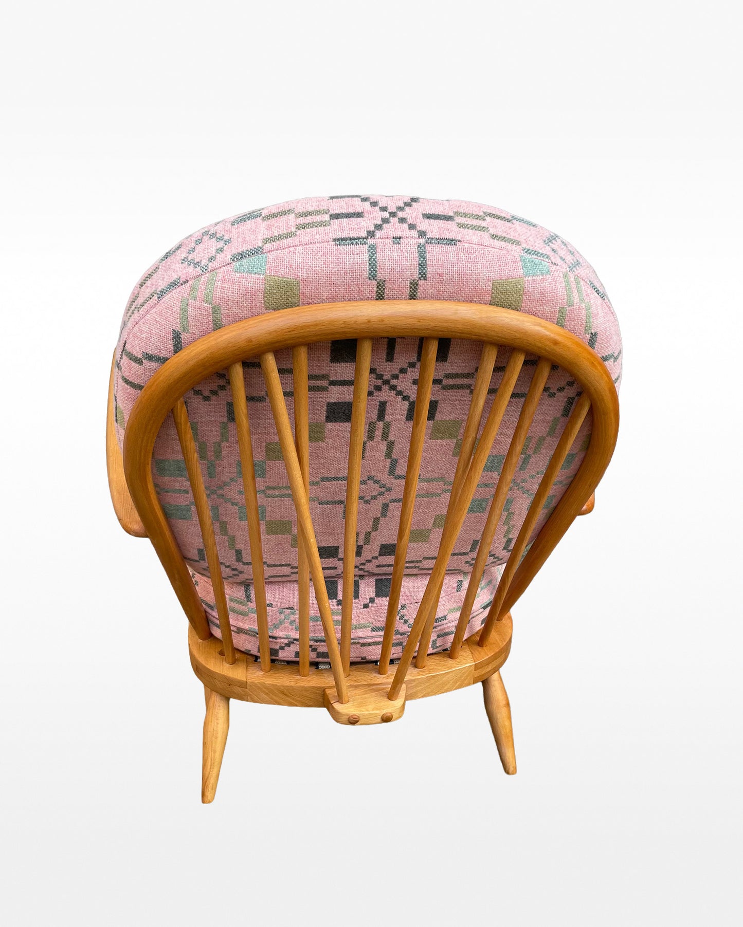 Melin Tregwynt 'Vintage Star' Welsh Tapestry - Ercol Windsor 203 Armchair