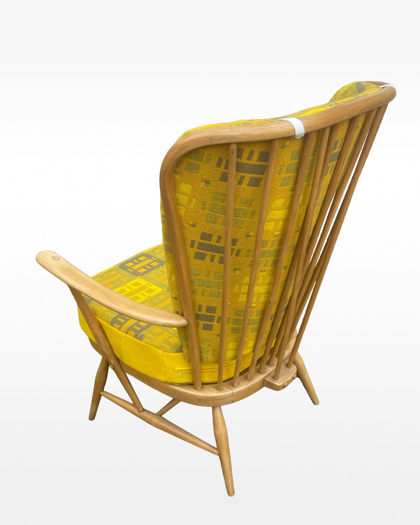 Vintage Welsh Tapestry - Choice of Fabrics - Ercol Windsor 478 Evergreen Tall Back Chair.