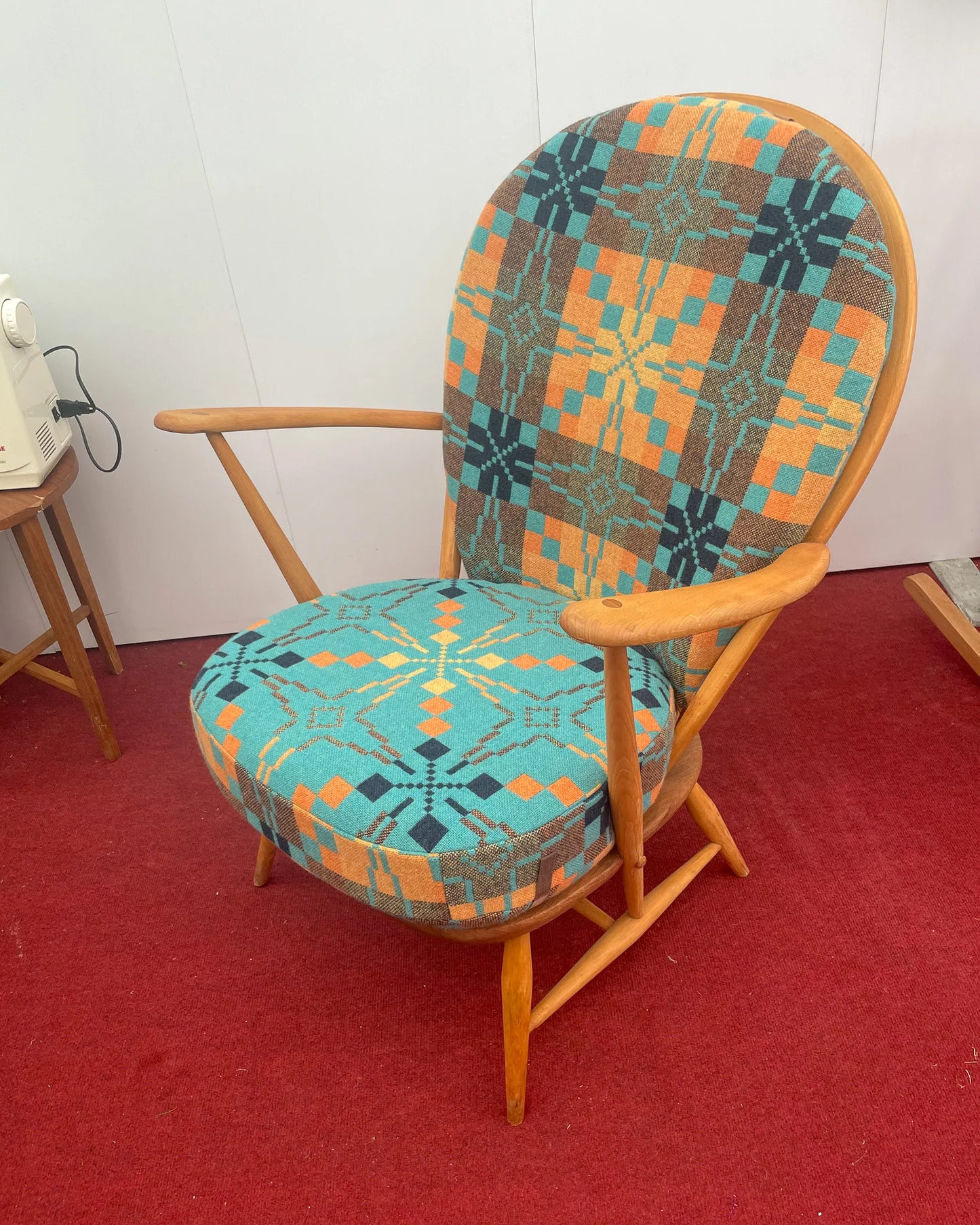 Vintage Welsh Tapestry - Choice of Fabrics - Ercol Windsor 470 Rocking Chair