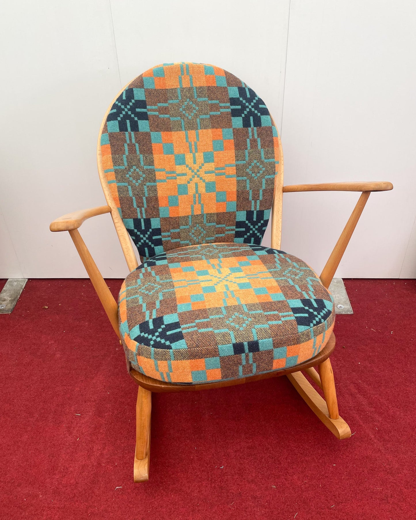 Vintage Welsh Tapestry - Choice of Fabrics - Ercol Windsor 470 Rocking Chair