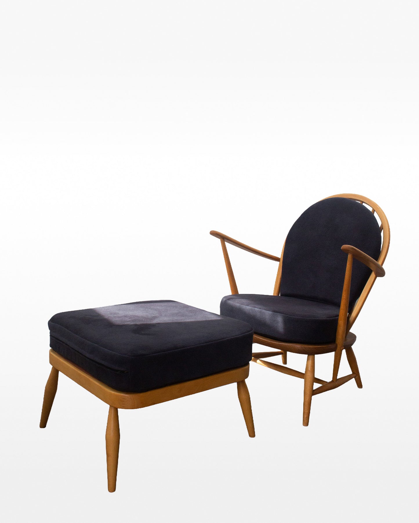 One Colour - Choice of Colours - Ercol Windsor 205 Square Footstool