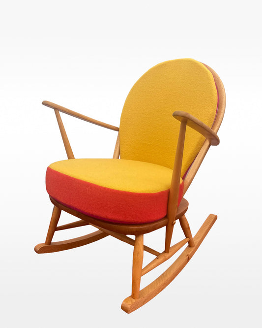 Trio Colour Block - Choice of Colours - Ercol Windsor Blonde 470 Rocking Chair