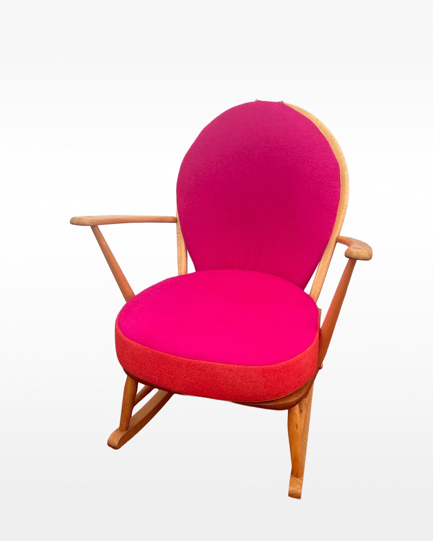Trio Colour Block - Choice of Colours - Ercol Windsor Blonde 470 Rocking Chair