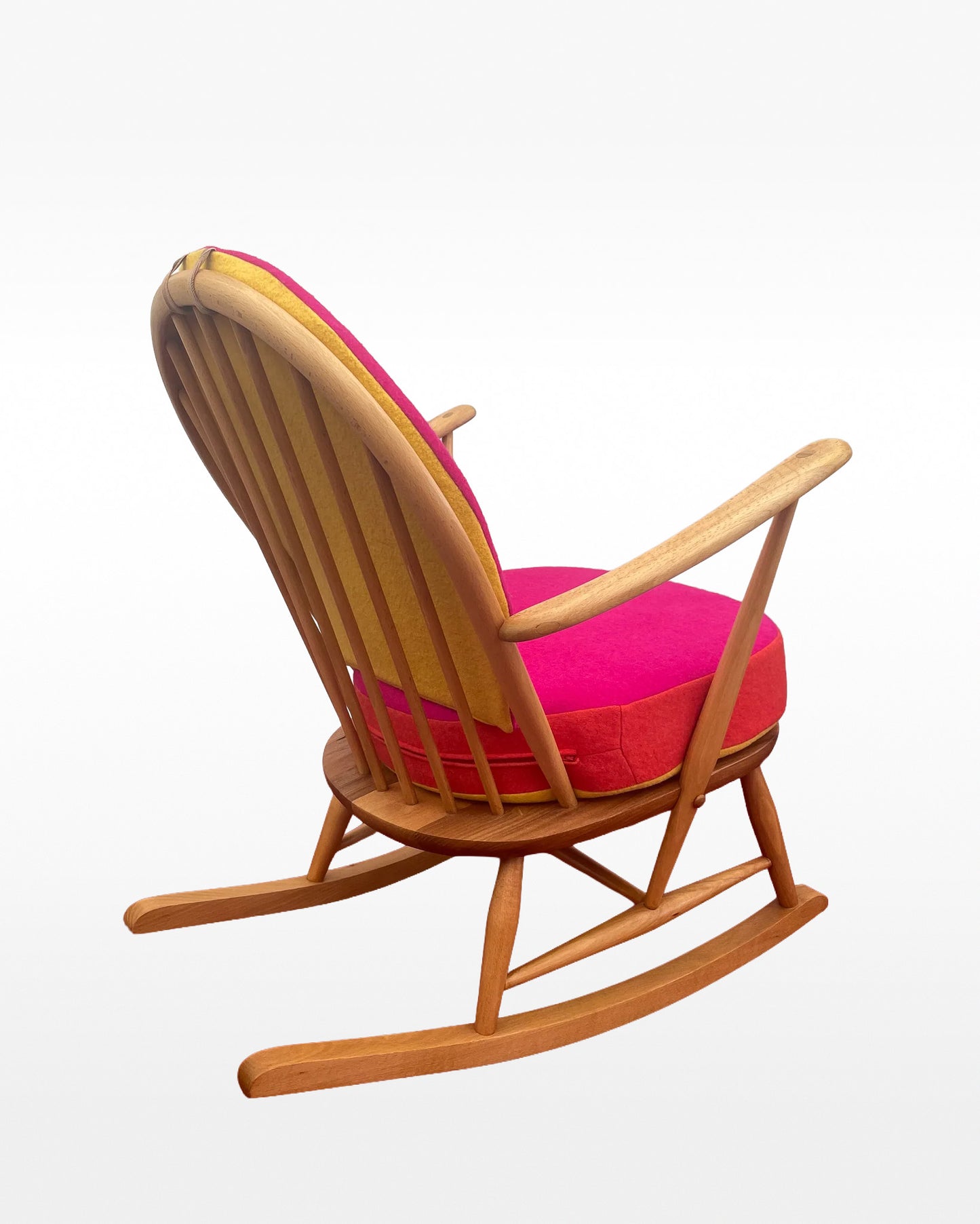 Trio Colour Block - Choice of Colours - Ercol Windsor Blonde 470 Rocking Chair