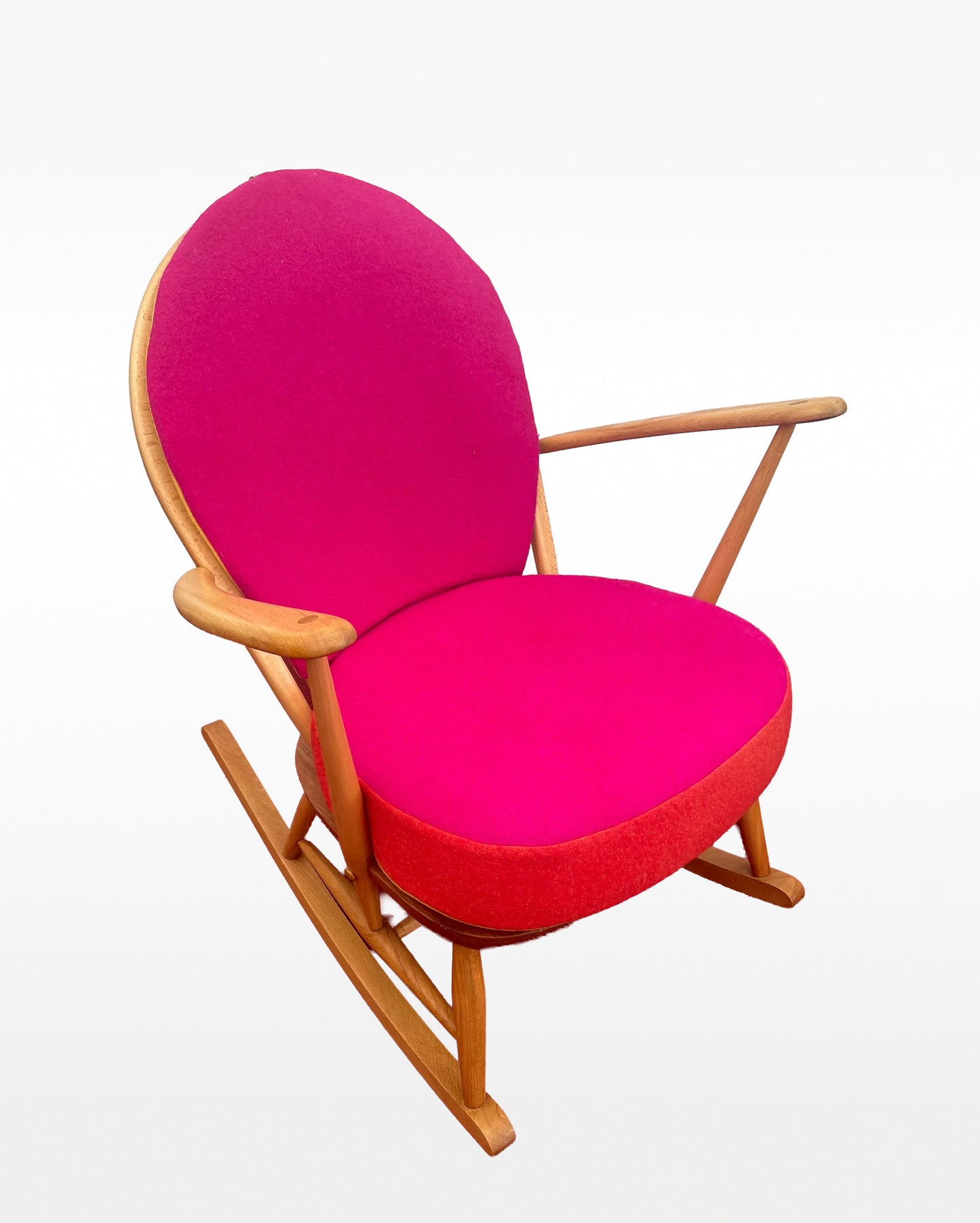 Trio Colour Block - Choice of Colours - Ercol Windsor Blonde 470 Rocking Chair