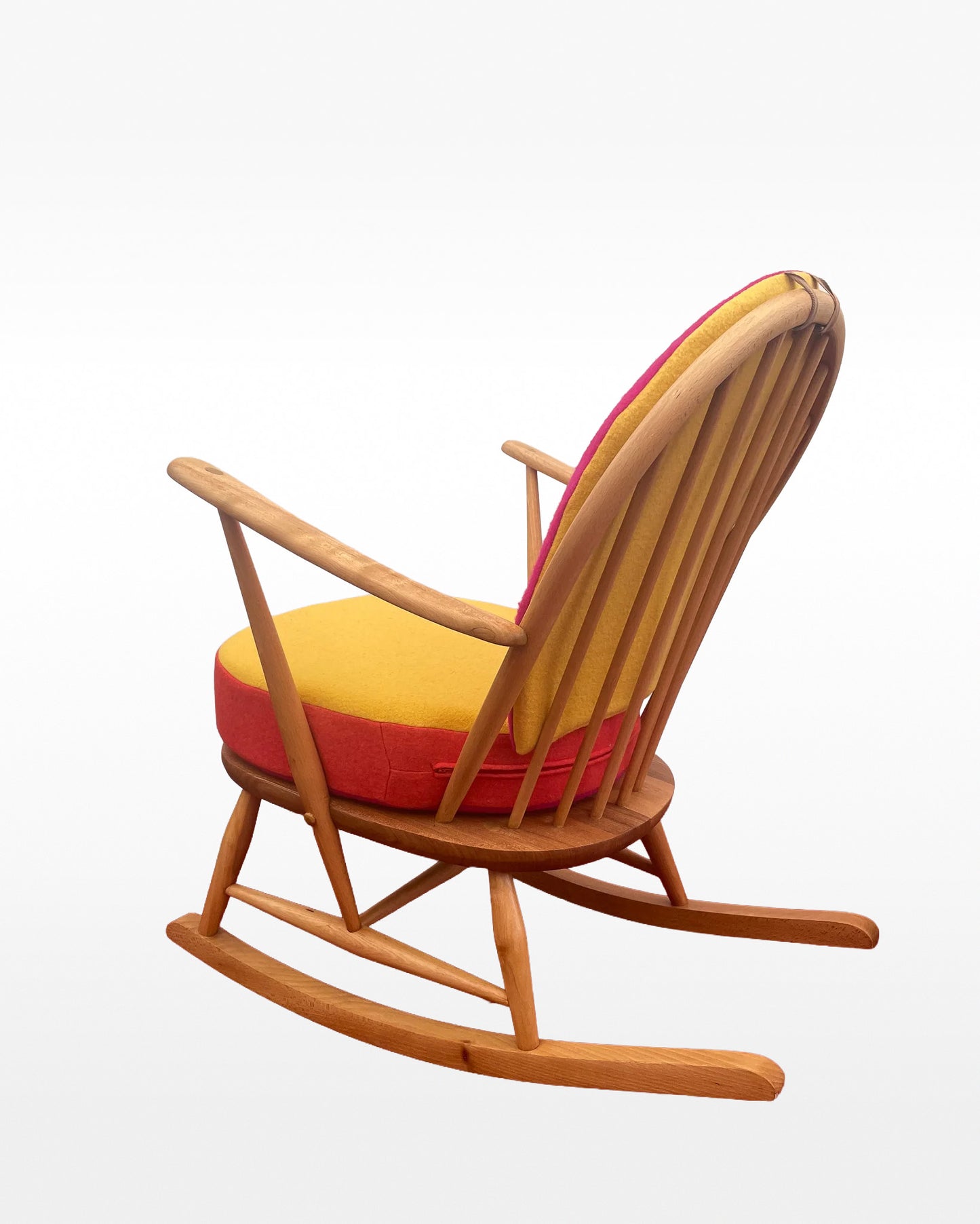 Trio Colour Block - Choice of Colours - Ercol Windsor Blonde 470 Rocking Chair