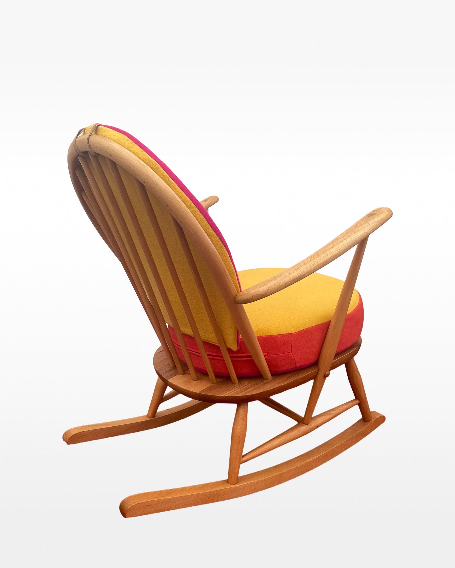 Trio Colour Block - Choice of Colours - Ercol Windsor Blonde 470 Rocking Chair