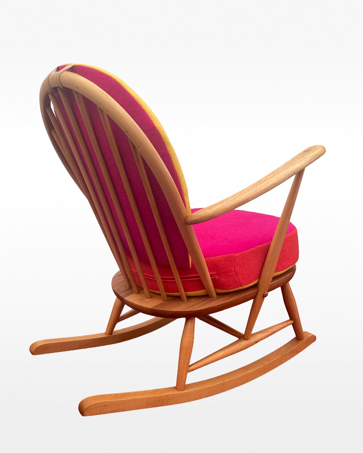 Trio Colour Block - Choice of Colours - Ercol Windsor Blonde 470 Rocking Chair