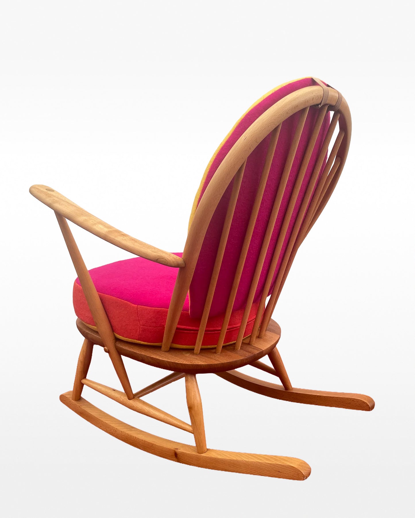 Trio Colour Block - Choice of Colours - Ercol Windsor Blonde 470 Rocking Chair