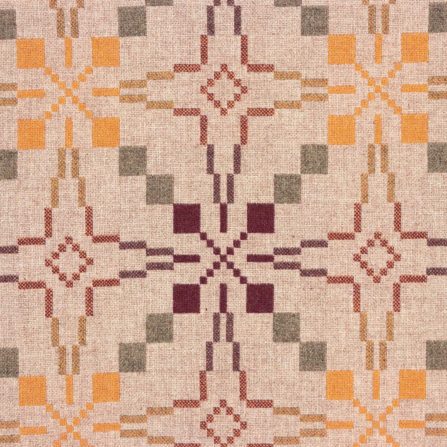 Melin Tregwynt - Vintage Star - Welsh Tapestry- Ercol 478 Evergreen Tall Back Chair.
