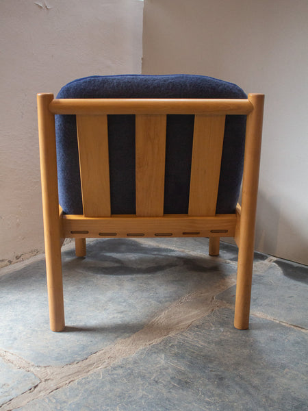 Ercol Modular 747 Lounge Chair - Fully Restored - Blue