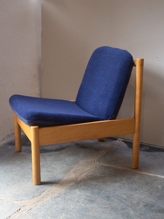 Ercol Modular 747 Lounge Chair - Blue