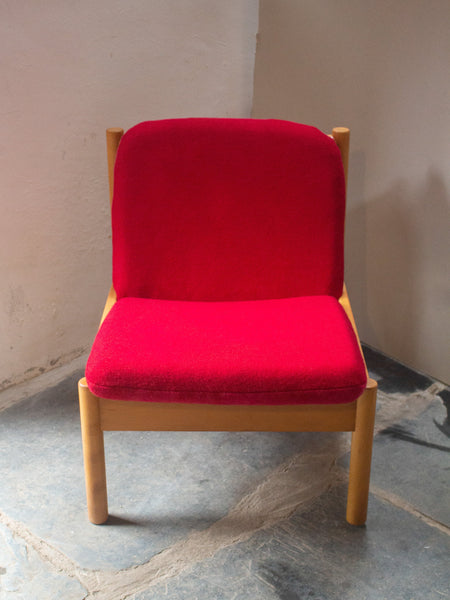 Ercol Modular 747 Lounge Chair - Fully Restored - Pink