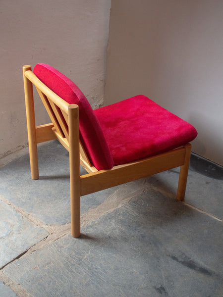 Ercol Modular 747 Lounge Chair - Fully Restored - Pink