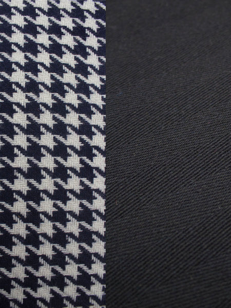 Ercol Modular 747 Lounge Chair - Fully Restored - Blue/White Houndstooth