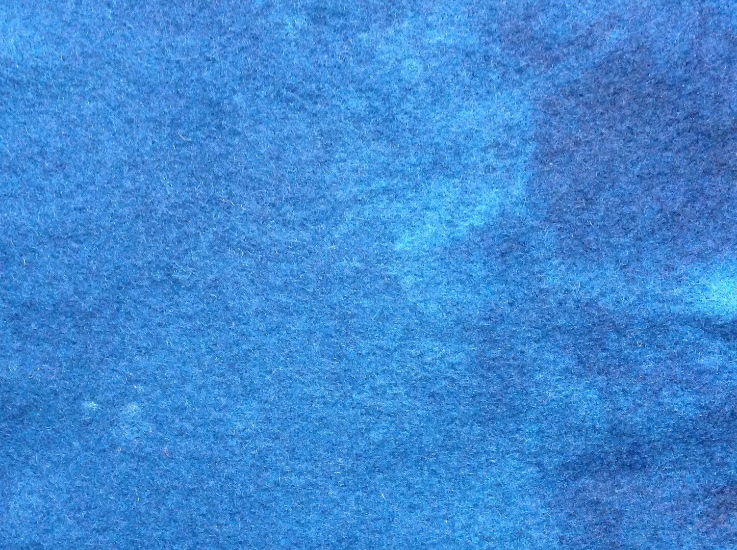 Indigo Ombré Wool Blanket