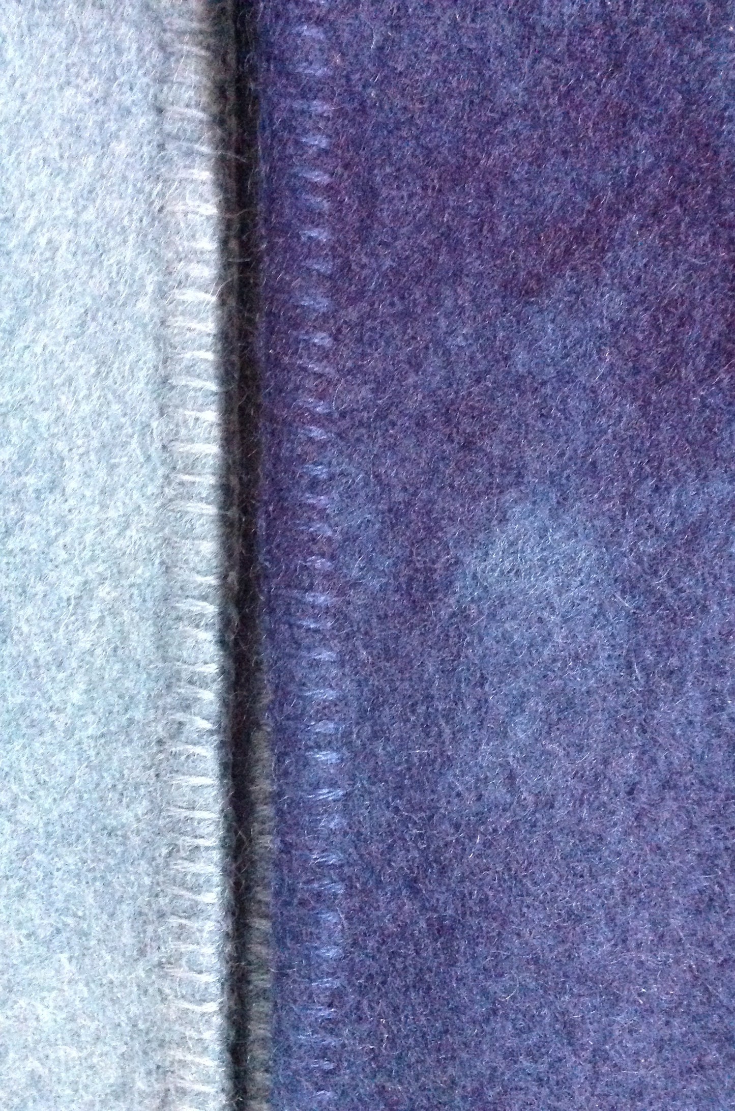 Indigo Ombré Wool Blanket