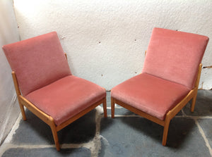 1960's Mid Century Modern Lounge Chairs PAIR