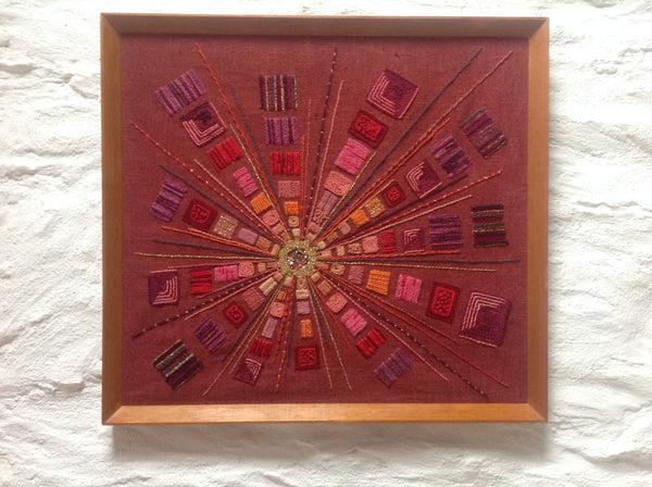 Hand Stitched Sun Tapestry