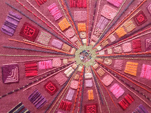 Hand Stitched Sun Tapestry