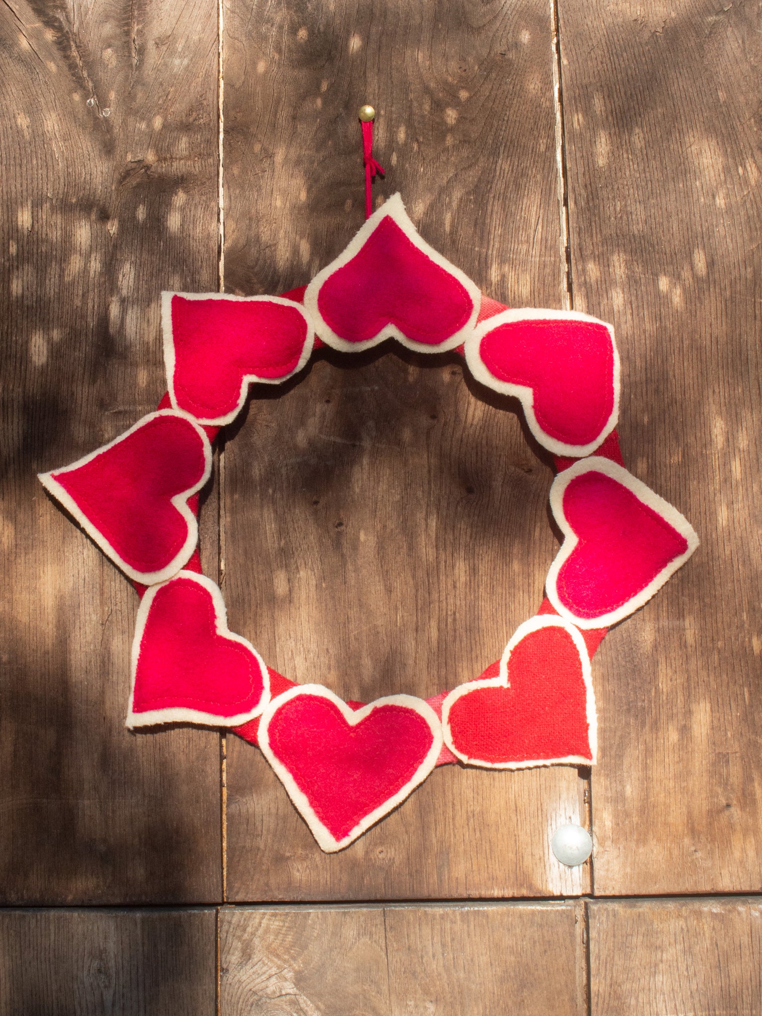 Heart Wreath - Handmade Decoration