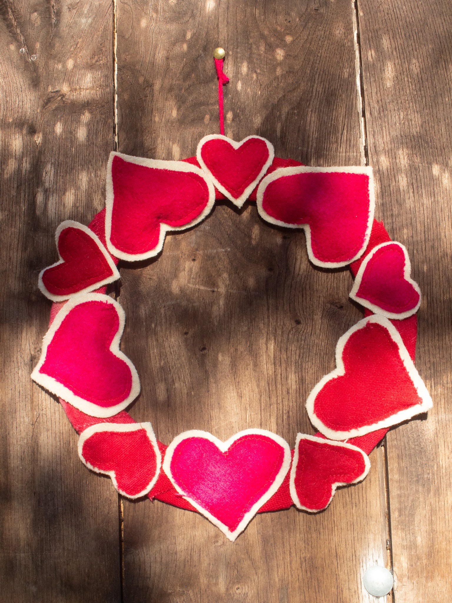 Heart Wreath - Handmade Decoration