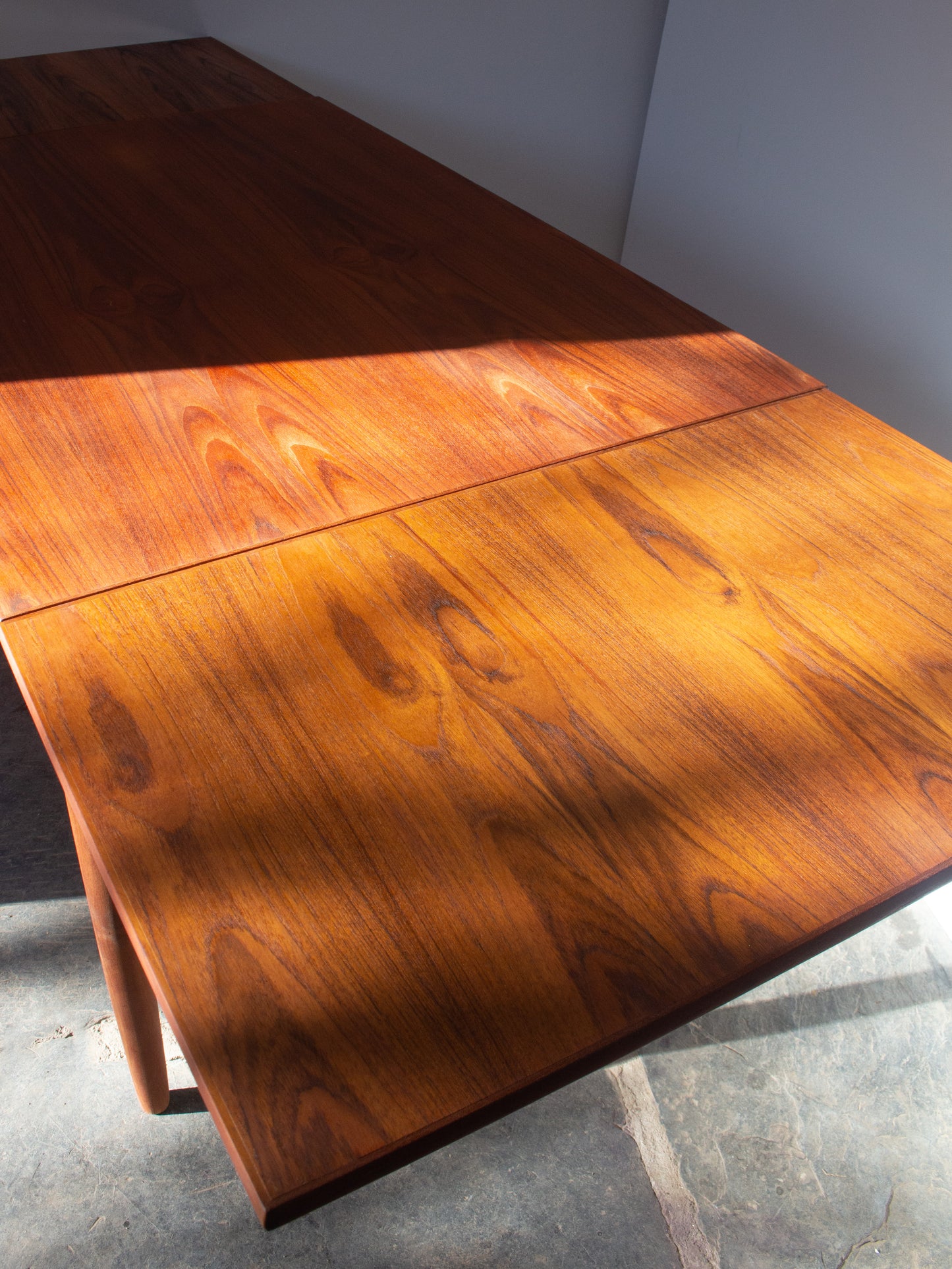 1960s Teak Extending Dining Table