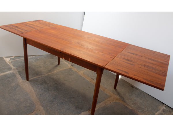 1960s Teak Extending Dining Table