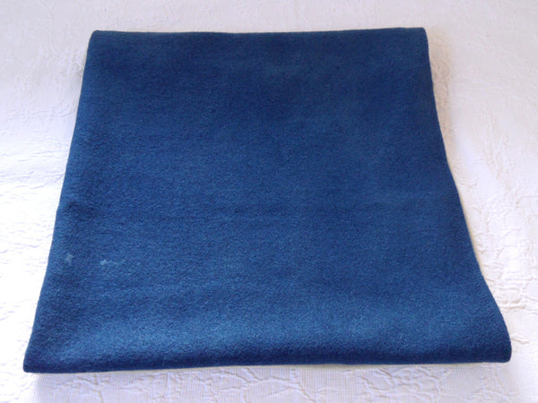 Large Indigo Dip Dyed Woolen Blanket