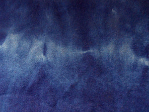 indigo plangi vintage wool blanket