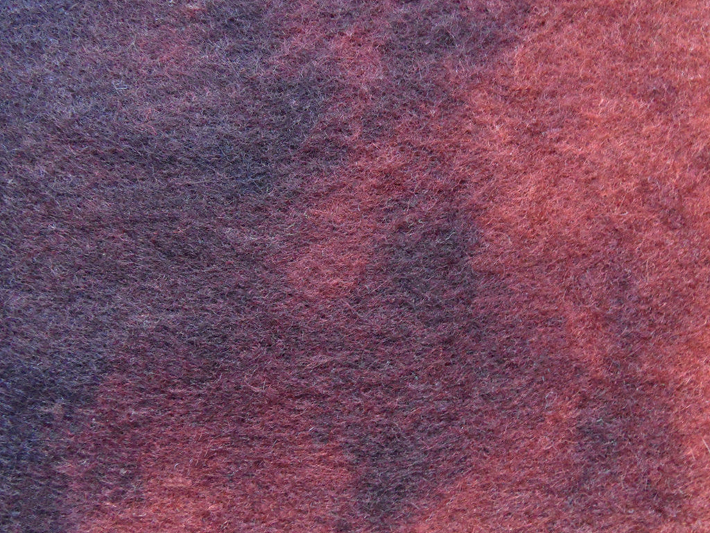 hand dyed brown rust vintage woolen blanket throw