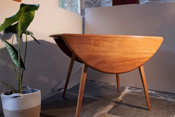 Ercol Drop Leaf Table - Round